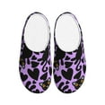 thumbnail image 1 of Disketp Cartoon Black Cats Women's Men's Slippers Plush Slip-On House Slipper for Winter Indoor Soft Cushion Non-slip Fluffy Slides Slippers-13, 1 of 7