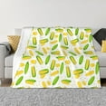 thumbnail image 1 of Disketp Cartoon Corn Flannel Blankets - Thick and Warm Blanket for Winter, Soft Fuzzy Plush King Blanket for All Seasons40"x30", 1 of 6