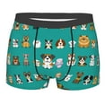 thumbnail image 1 of Disketp Cartoon Dogs Men'S Boxer Briefs,Soft And Breathable Cotton Underwear With Comfortflex Waistband, 1 of 9