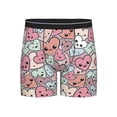 thumbnail image 1 of Disketp Cartoon Hearts Men's Boxer Briefs Men’s Underwear Boxer Briefs for Men, 1 of 7