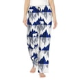 thumbnail image 1 of Disketp Cartoon Iceberg Polar Bear Women's Comfy Pajama Pants Casual Drawstring Palazzo Lounge Wide Leg Pants-XX-Large, 1 of 6