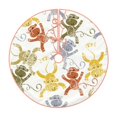 thumbnail image 1 of Disketp Cartoon Monkey Christmas Tree Skirt, Christmas Tree Decorations, Christmas Decor, Tree Mat Decoration(30-48IN)-36", 1 of 6