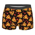 thumbnail image 1 of Disketp Cartoon Pizza Men's Boxer Briefs,Soft and Breathable Cotton Underwear with ComfortFlex Waistband, 1 of 7