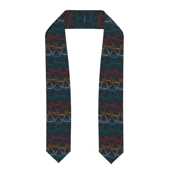 Disketp Cartoon Sharks Graduation Stole Class of 2024 Customized Congratulations Sash ,Unisex, 72"