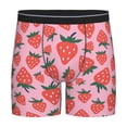 thumbnail image 1 of Disketp Cartoon Strawberry Men's Boxer Briefs Men’s Underwear Boxer Briefs for Men, 1 of 7