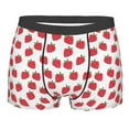 thumbnail image 1 of Disketp Cartoon Strawberry Men's Boxer Briefs,Soft and Breathable Cotton Underwear with ComfortFlex Waistband, 1 of 7