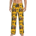thumbnail image 1 of Disketp Cartoon Tractor Men'S Pajama Pants - Ultra Soft Fleece Sleep And Lounge Pants (Size: S-Xxl), 1 of 9