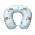 thumbnail image 1 of Disketp Cartoon Turtle Travel Pillow Memory Foam Neck Pillow Support Pillow for Camping, Sleeping Rest Cushion Airplane Pillow, 1 of 8