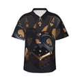 thumbnail image 1 of Disketp Casino Cards Poker Hawaiian Shirts for Men,Mens Casual Short Sleeve Button Down Shirts Beach Shirt,Small, 1 of 7