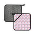 thumbnail image 1 of Disketp Checkerboard With Snowflake Pot Holders Kitchen Insulation Mats Heat Resistant Pot-Holder Oven Anti-Scald Pads for Cooking Baking, 7.1*7.1inch, 1 of 8