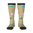 thumbnail image 1 of Disketp Chemistry Class Print Unisex Contrast Color Stockings Lightweight Breathable Ventilation Ankle Contrast Color Stockings, Contrast Color Stockings for Daily, 1 of 6
