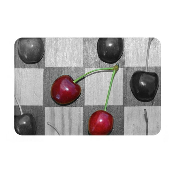Disketp Cherries Laid Mat For Front Door Outside - Doormat Outdoor Entrance - Welcome Mats Outdoor,Outside Entry And Outdoor Entrance 16''X24''