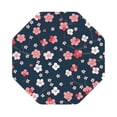 thumbnail image 1 of Disketp Cherry Blossoms Funny Coasters,4 Pcs Leather Coasters With Holder, Perfect Housewarming Hostess Gifts,Protect Furniture From Water Marks Scratch And Damage, 1 of 9