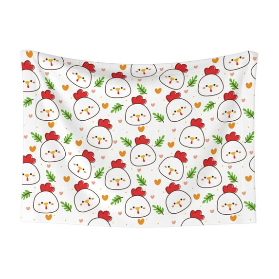 Disketp Chicken And Plant Dog Blanket/Bed Cover for Dogs and Cats,Puppy Essentials-Small