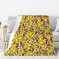 thumbnail image 1 of Disketp Chicken Cartoon Cozy Flannel Fleece Throw Blanket: Has a velvety texture for All Seasons - Perfect for Women, Men, & Kids"50"x40", 1 of 6