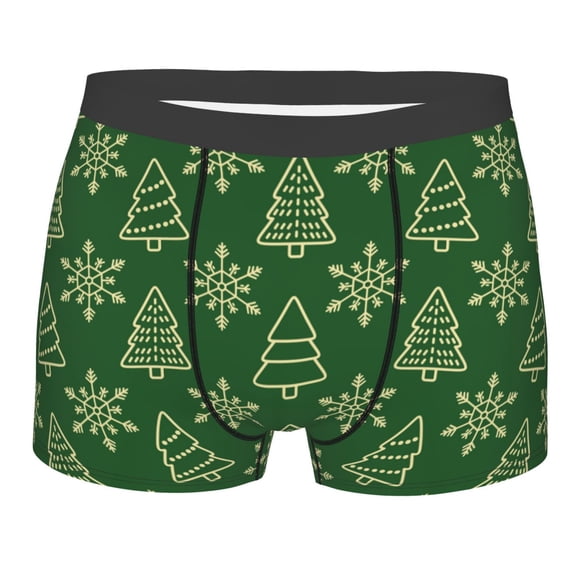 Disketp Christmas (2) Men'S Boxer Briefs,Soft And Breathable Cotton Underwear With Comfortflex Waistband