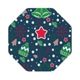 thumbnail image 1 of Disketp Christmas Funny Coasters,4 Pcs Leather Coasters With Holder, Perfect Housewarming Hostess Gifts,Protect Furniture From Water Marks Scratch, 1 of 9