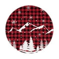 thumbnail image 1 of Disketp Christmas Tree Buffalo Plaid Small Mouse Pad 7.9x7.9 Inches,Washable Round Mousepad For Office Laptop Computer,Non-Slip Rubber Base Mouse Pads For Wireless Mouse, 1 of 9