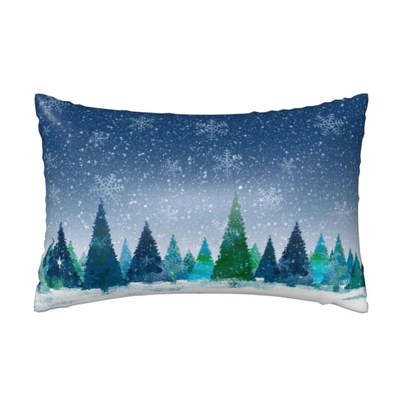 Disketp Christmas Trees Satin Pillowcase For Hair And Skin - Satin Pillow Cases Standard Size 20x30 Inches With Zipper,Gifts For Women Men