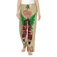 thumbnail image 1 of Disketp Christmas Vintage Red Truck Print Women'S Comfy Pajama Pants Casual Drawstring Palazzo Lounge Wide Leg Pants, 1 of 9