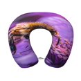 thumbnail image 1 of Disketp Closeup Honeybee on Flower Travel Pillow Memory Foam Neck Pillow Support Pillow for Camping, Sleeping Rest Cushion Airplane Pillow, 1 of 8