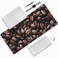 thumbnail image 1 of Disketp Coffee Bean Gaming Mouse Mat Long Extended Mouse Pad Desk Mat Non-Slip Rubber Mice Pads Stitched Edges(315.5 x 16 x 0.12 Inches), 1 of 8
