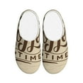 thumbnail image 1 of Disketp Coffee Time (2) Women's Men's Slippers Plush Slip-On House Slipper for Winter Indoor Soft Cushion Non-slip Fluffy Slides Slippers-35/36, 1 of 7