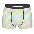 thumbnail image 1 of Disketp Color Rabbit Men's Boxer Briefs,Soft and Breathable Cotton Underwear with ComfortFlex Waistband, 1 of 7