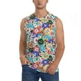 thumbnail image 1 of Disketp Colored Casino Chips Sleeveless Tshirts for Men, Muscle Shirts for Men Dry Fit Tank Top-X-Large, 1 of 1