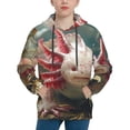 thumbnail image 1 of Disketp Colorful Axolotl Underwater Youth Hoodie Sweatshirt for Boys Girls Kids Pullover Hooded Classic Casual Essentials Hoodie-Large, 1 of 6
