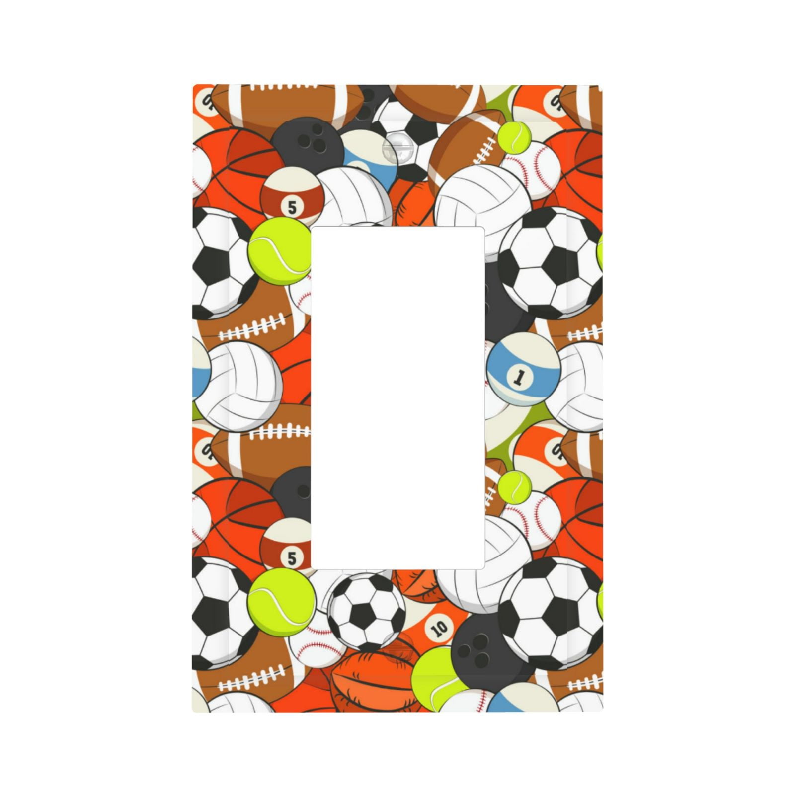 Disketp Colorful Balls Decorative Light Switch or Outlet Wall Plate