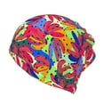 thumbnail image 1 of Disketp Colorful Bananas Slouchy Beanie Hip-Hop Soft Lightweight Running Beanie Adult Hats Chemo Cap for Men Women, 1 of 8