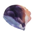 thumbnail image 1 of Disketp Colorful Cloud Sleeping Cat Slouchy Beanie Hip-Hop Soft Lightweight Running Beanie Adult Hats Chemo Cap for Men Women, 1 of 8