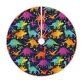 thumbnail image 1 of Disketp Colorful Dinosaur Christmas Tree Skirt, Christmas Tree Decorations, Christmas Decor, Tree Mat Decoration(30-48IN)-30", 1 of 6