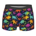 thumbnail image 1 of Disketp Colorful Dinosaur Men's Boxer Briefs,Soft and Breathable Cotton Underwear with ComfortFlex Waistband, 1 of 7