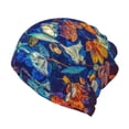 thumbnail image 1 of Disketp Colorful Fall Leaves Slouchy Beanie Hip-Hop Soft Lightweight Running Beanie Adult Hats Chemo Cap for Men Women, 1 of 8
