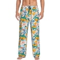 thumbnail image 1 of Disketp Colorful Fruits Men's Pajama Pants - Ultra Soft Fleece Sleep and Lounge Pants (Size: S-XXL), 1 of 6