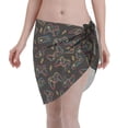 thumbnail image 1 of Disketp Colorful Game Controller Women Swimsuit Cover Up Short Chiffon Summer Beach Sarong Bikini Wrap Skirt Bathing Suit, 1 of 5