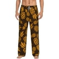 thumbnail image 1 of Disketp Colorful Pineapple Men'S Pajama Pants - Ultra Soft Fleece Sleep And Lounge Pants (Size: S-Xxl), 1 of 9
