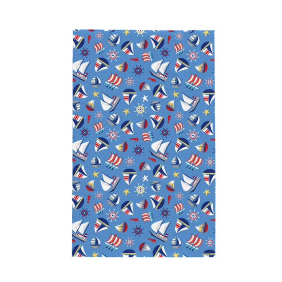 Disketp Colorful Sailing Ship Waffle Weave Kitchen Dish Cloth,Super Absorbent Kitchen Dish Towels 16*26 Inches for Dish Rags Washing Dishes, Drying Dishes