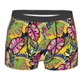 thumbnail image 1 of Disketp Colrful Tropical Leaves Men's Boxer Briefs,Soft and Breathable Cotton Underwear with ComfortFlex Waistband, 1 of 7