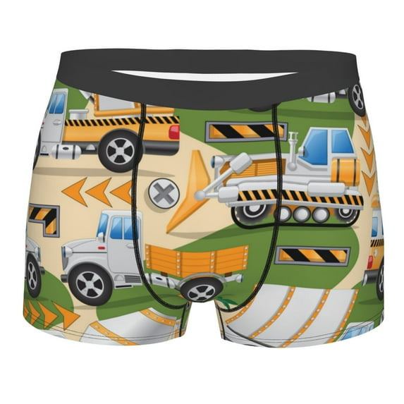 Disketp Construction Machinery1 Men'S Boxer Briefs,Soft And Breathable Cotton Underwear With Comfortflex Waistband