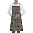 thumbnail image 1 of Disketp Construction Machines Kitchen Apron with adjustable Aprons for Women with Pockets Cooking Powder Pink Apron, 1 of 7