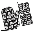 thumbnail image 1 of Disketp Cool Car Oven Mitts and Potholders BBQ Gloves-Oven Mitts and Pot Holders Cooking Baking Grilling(4-Piece Set), 1 of 6