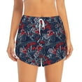 thumbnail image 1 of Disketp Cool Red Off-Road Vehicle Print Women's Shorts Workout Shorts for Athletic Gym Running Shorts with Phone Pockets Small, 1 of 8