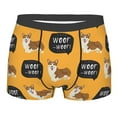 thumbnail image 1 of Disketp Corgi Men'S Boxer Briefs,Soft And Breathable Cotton Underwear With Comfortflex Waistband, 1 of 9