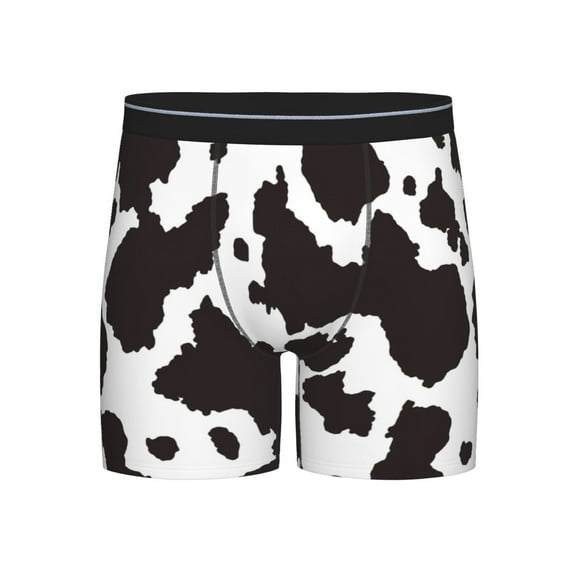 Disketp Cow Skin 2 Men's Boxer Briefs Men’s Underwear Boxer Briefs for Men