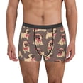 thumbnail image 1 of Disketp Cut Pug Men's Boxer Briefs,Soft and Breathable Cotton Underwear with ComfortFlex Waistband-XX-Large, 1 of 5