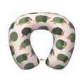 thumbnail image 1 of Disketp Cute Armadillo Travel Pillow Memory Foam Neck Pillow Support Pillow for Camping, Sleeping Rest Cushion Airplane Pillow, 1 of 8