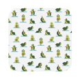 thumbnail image 1 of Disketp Cute Avocado Yoga Funny Coasters,4 Pcs Leather Coasters With Holder, Perfect Housewarming Hostess Gifts,Protect Furniture From Water Marks Scratch And Damage, 1 of 9